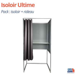 Isoloir Ultime (Isoloir + rideau + tringle)