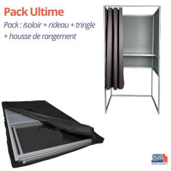 Pack Ultime (Isoloir + tringle + rideau + housse)